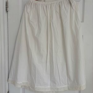 Vintage White Women's Skirt